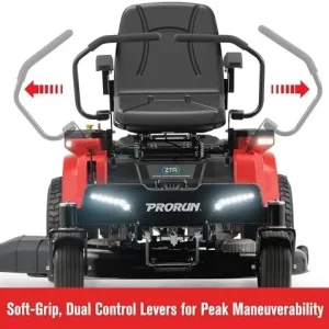 60V Battery Powered Zero Turn Riding Lawn Mower