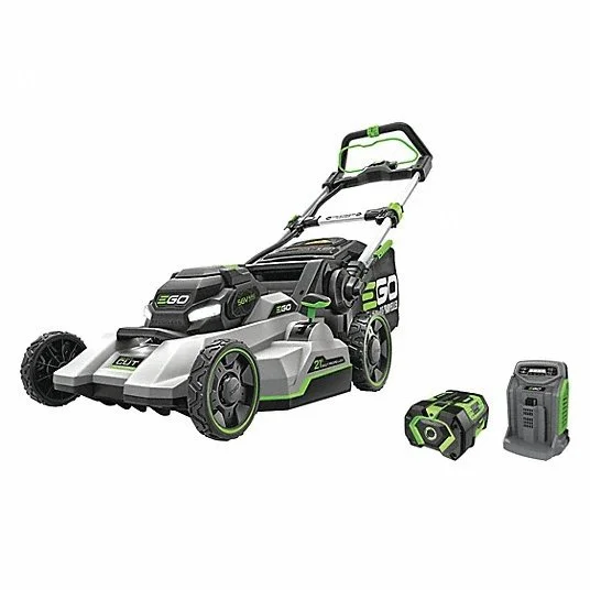 21 Inch Battery-Powered Self-Propelled Lawn Mower
