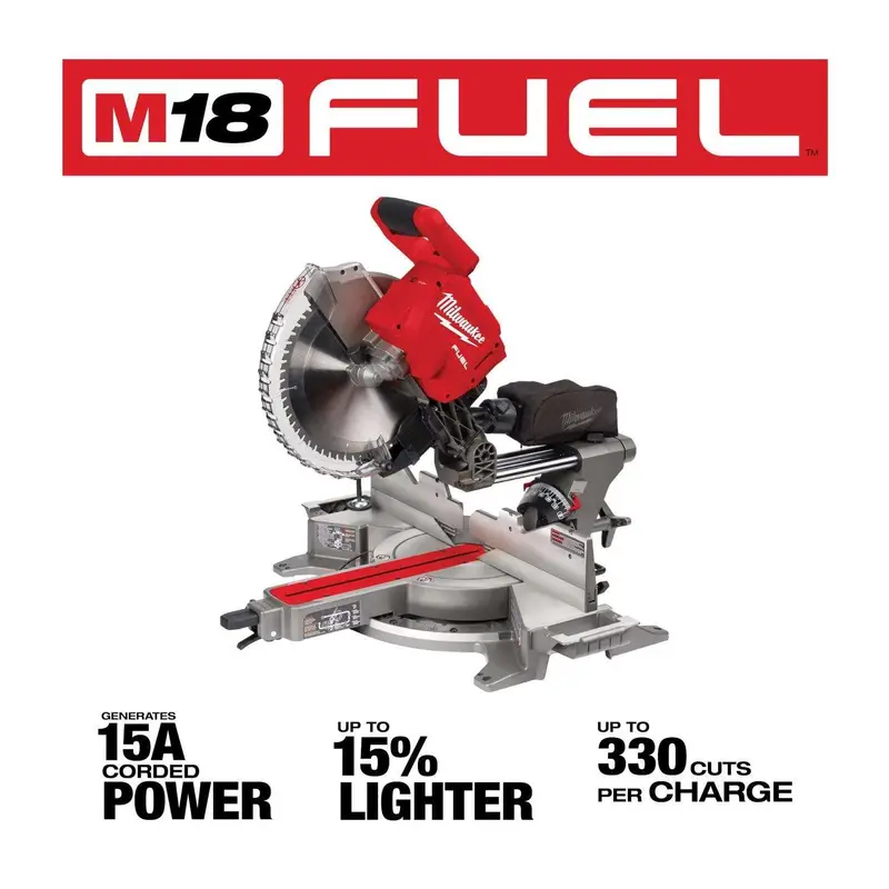18V Brushless 12 Inch Cordless Dual Bevel Sliding Compound Miter Saw
