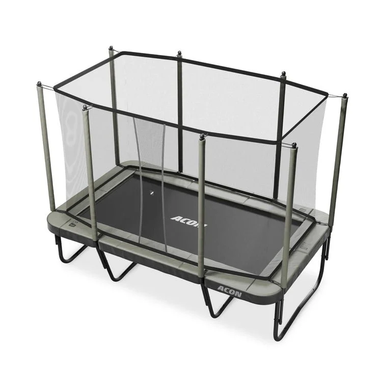 13 ft Rectangular Trampoline with Net and Ladder