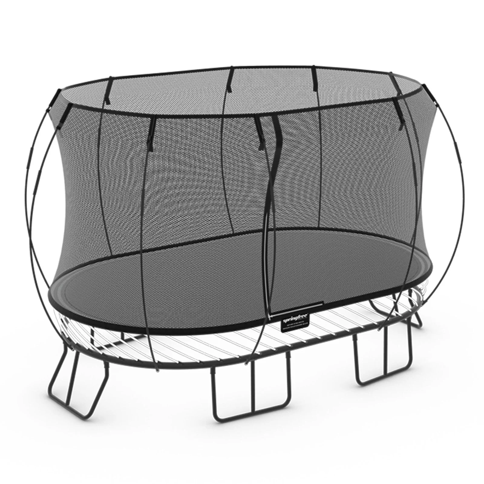 8 x 13 ft Large Oval Springless Trampoline