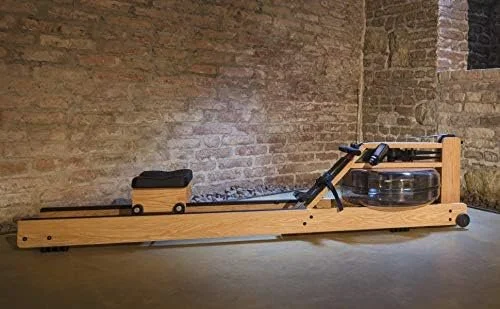 Oak Water Rowing Machine with Performance Monitor - Image 2
