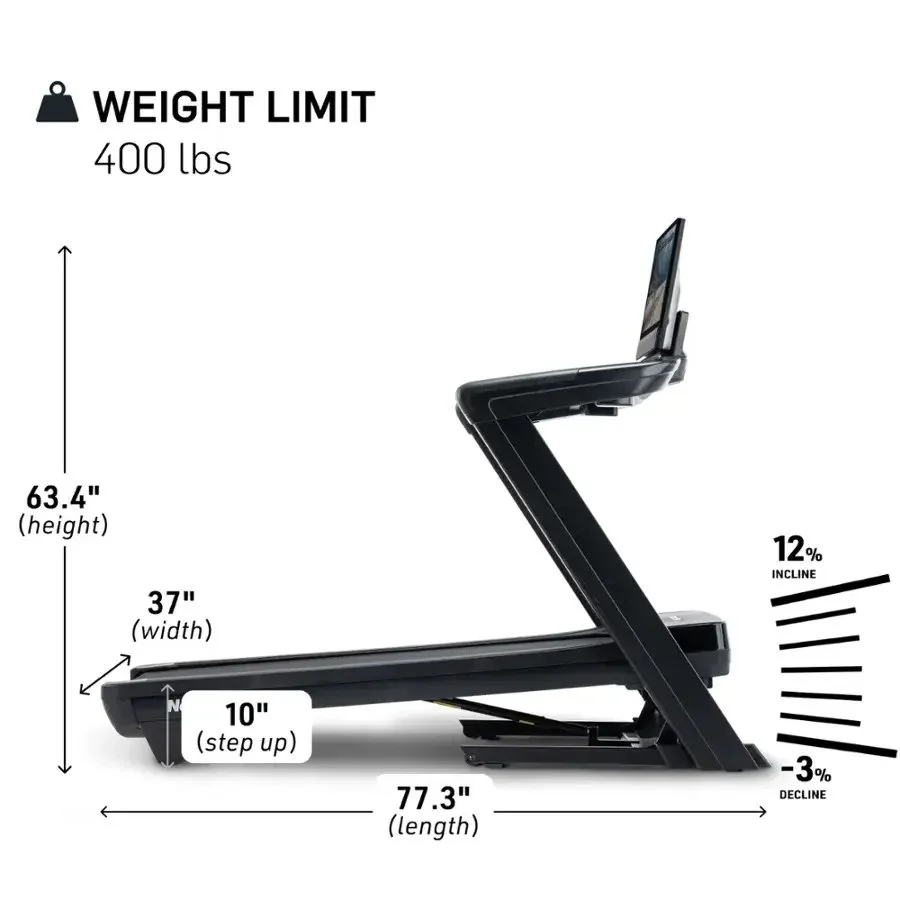 Commercial Incline Treadmill with Touchscreen - Image 3