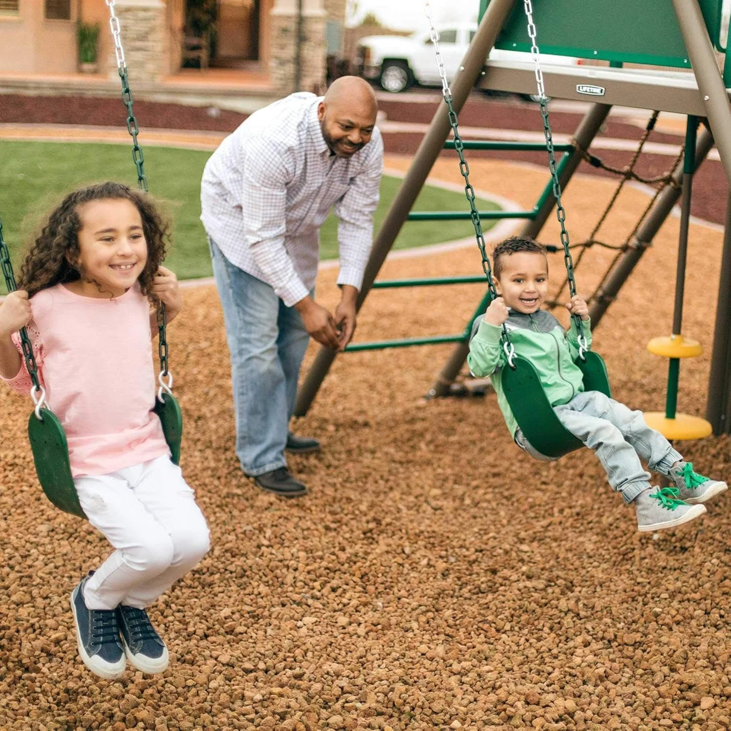 Heavy Duty Metal Swing Set