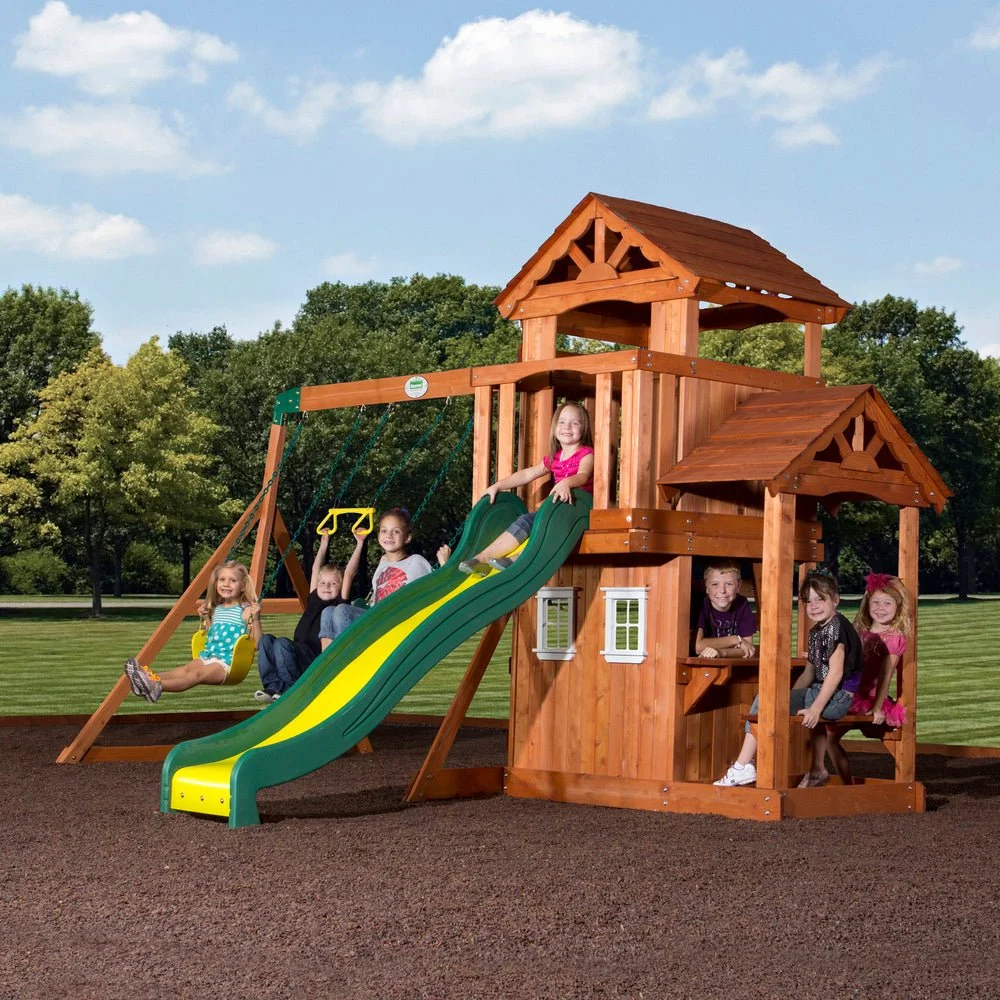 Cedar Wood Swing Set