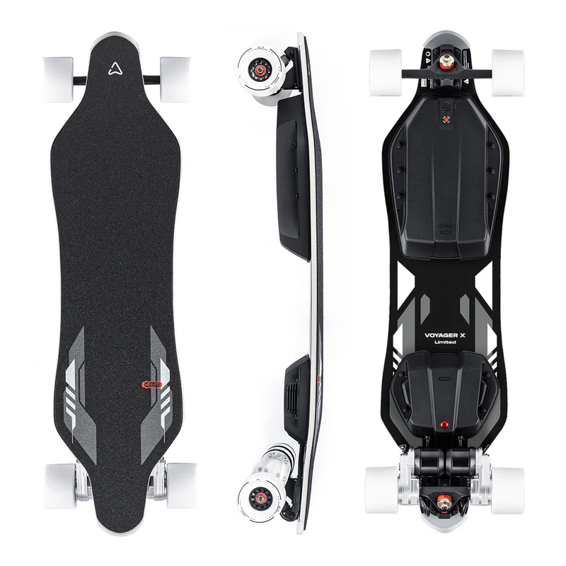 Long Range Electric Skateboard with Rubber Wheels