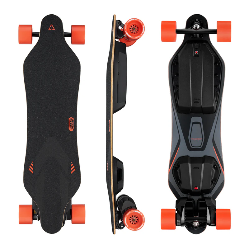 Long Range Electric Skateboard with Extra Wheel Set