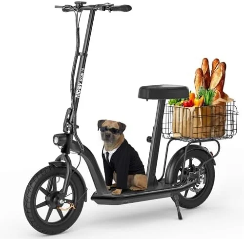 650W Long Range Electric Scooter with Dual Suspension, 22 MPH - Image 6