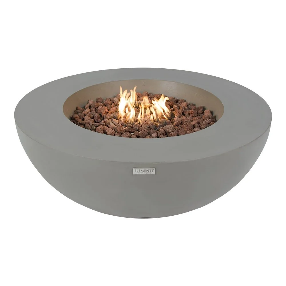 Round Outdoor Concrete Fire Pit