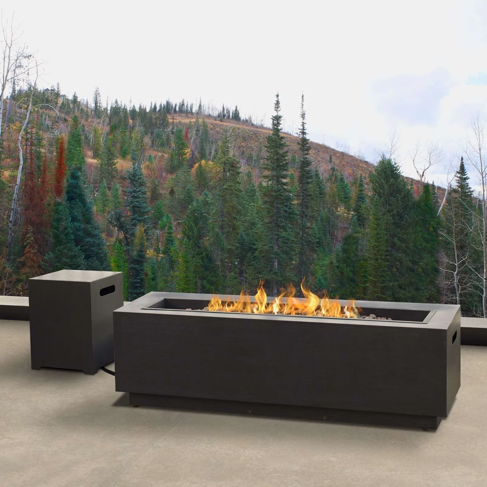 Propane or Natural Gas Fire Pit Table
