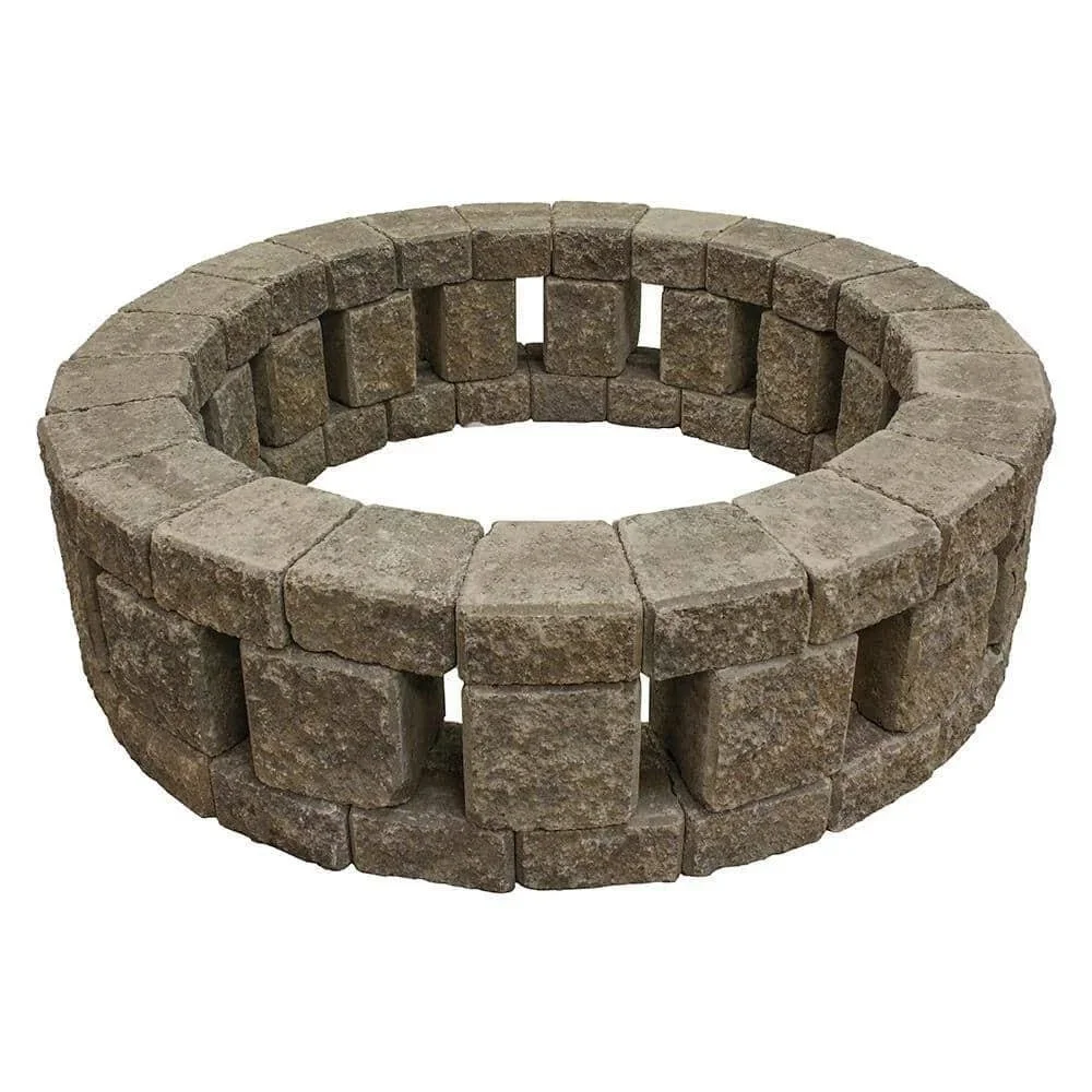 58 x 16 Inch Concrete Fire Pit Kit