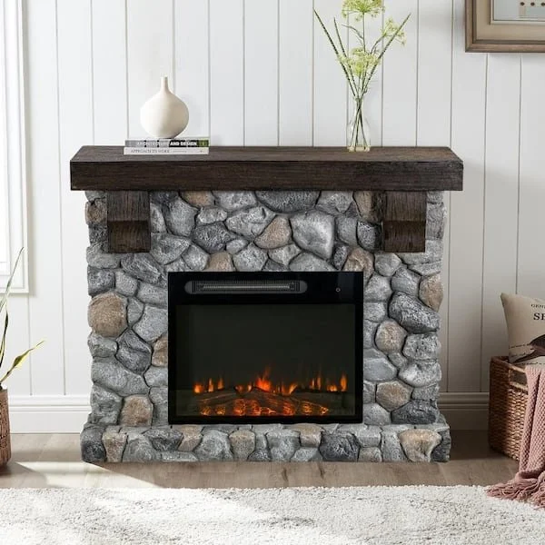 44 Inch Freestanding Electric Fireplace