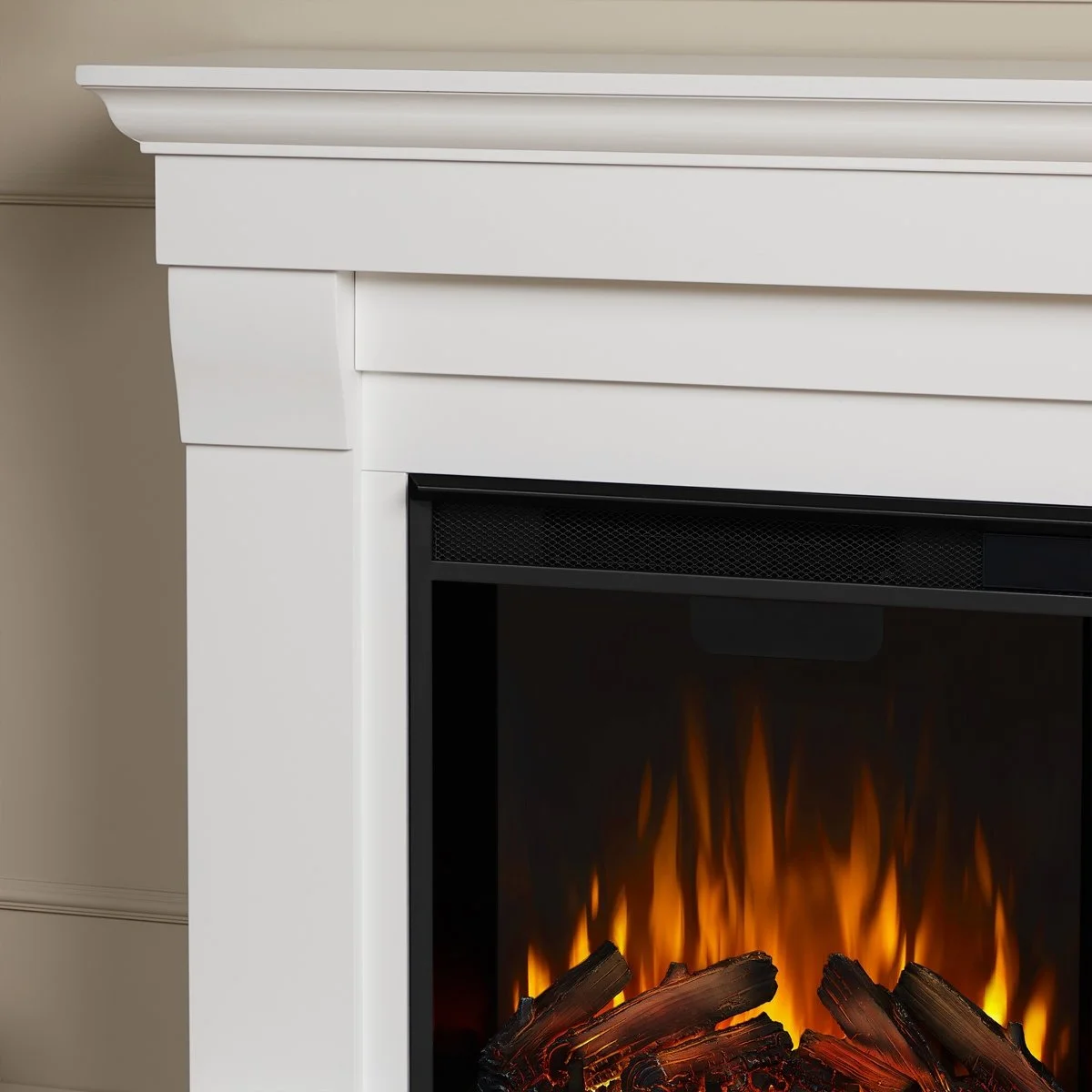 Electric Fireplace with Mantel - Image 6