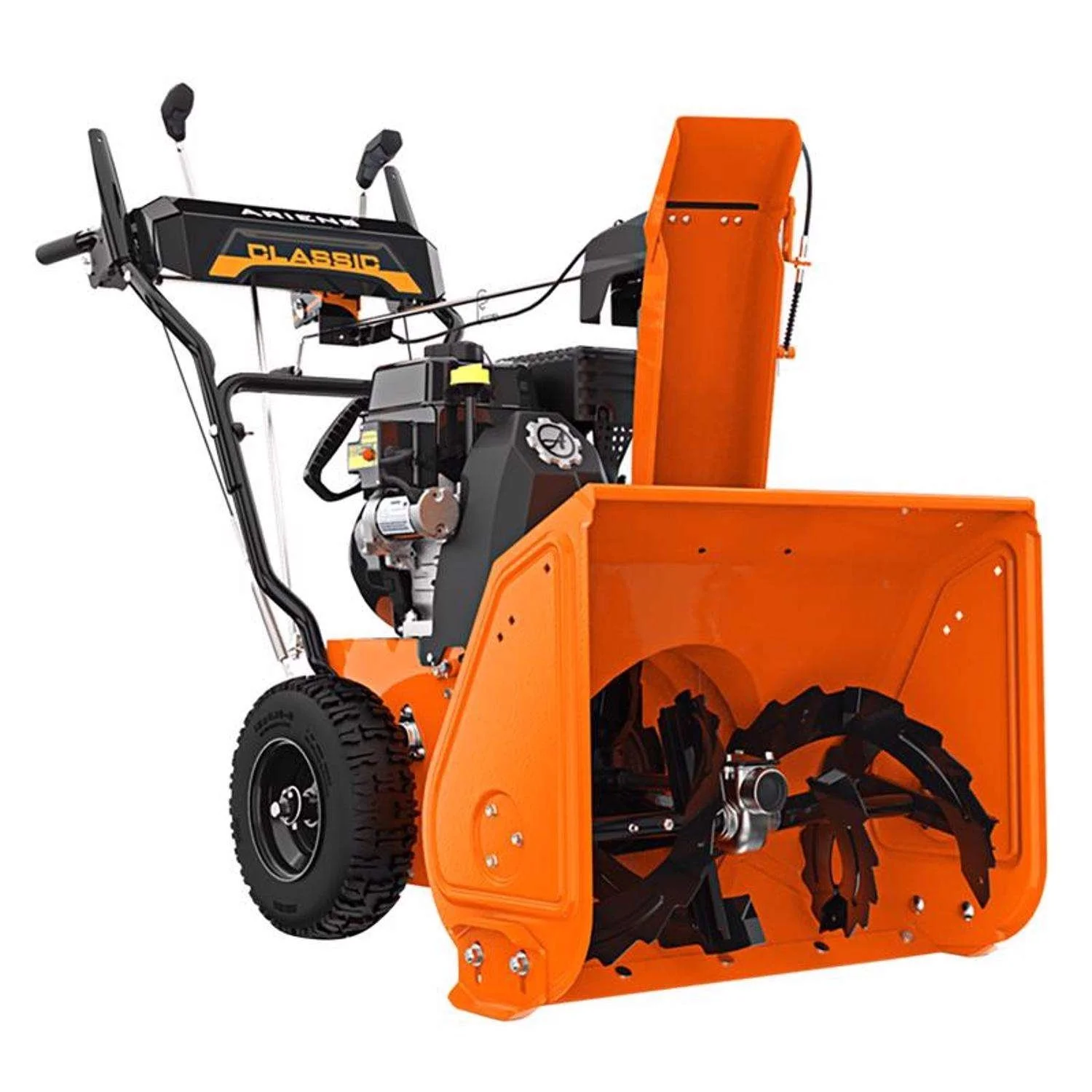 24 Inch Two-Stage Electric Start Gas Snow Blower