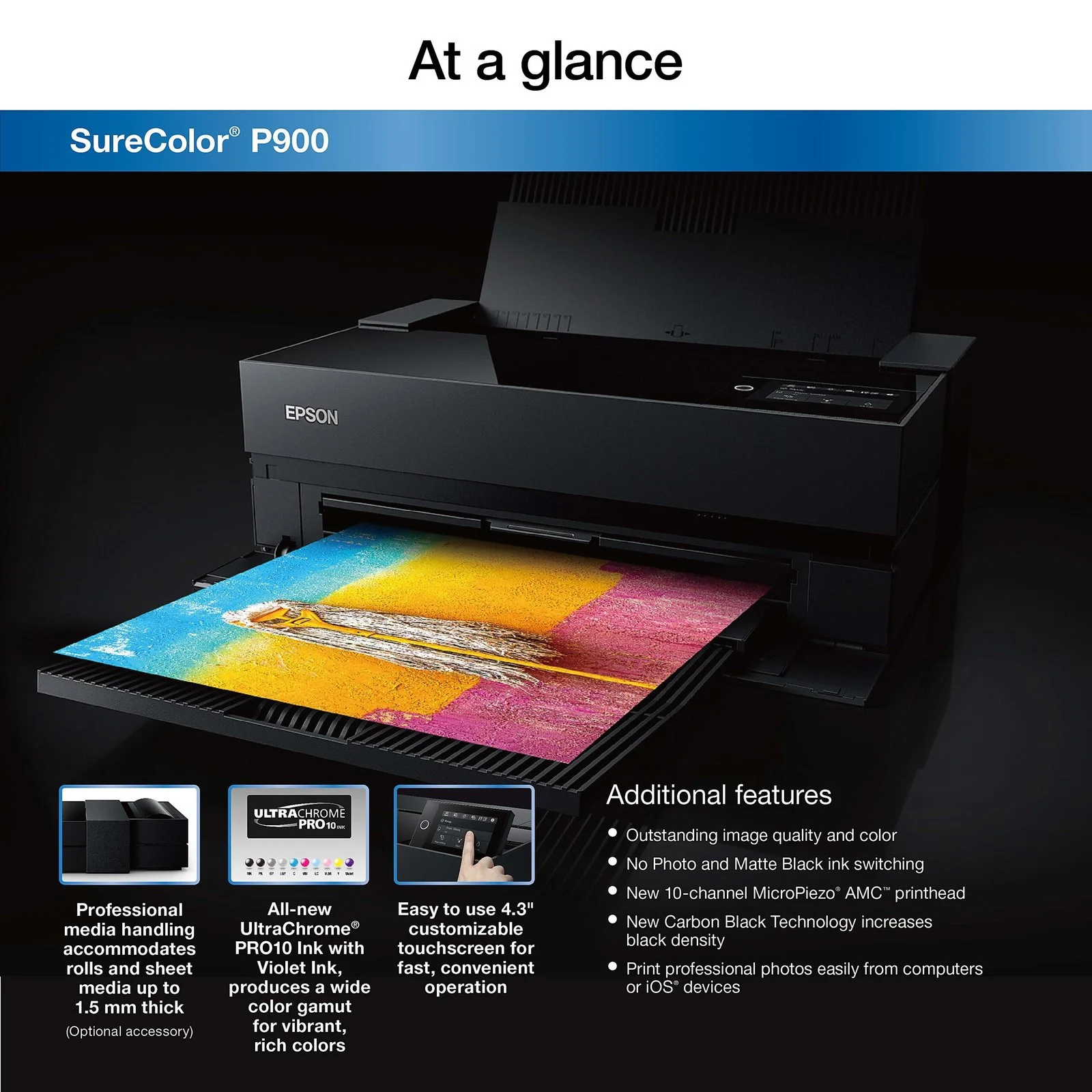 A3 Large Format Wi-Fi Inkjet Photo Printer - Image 3