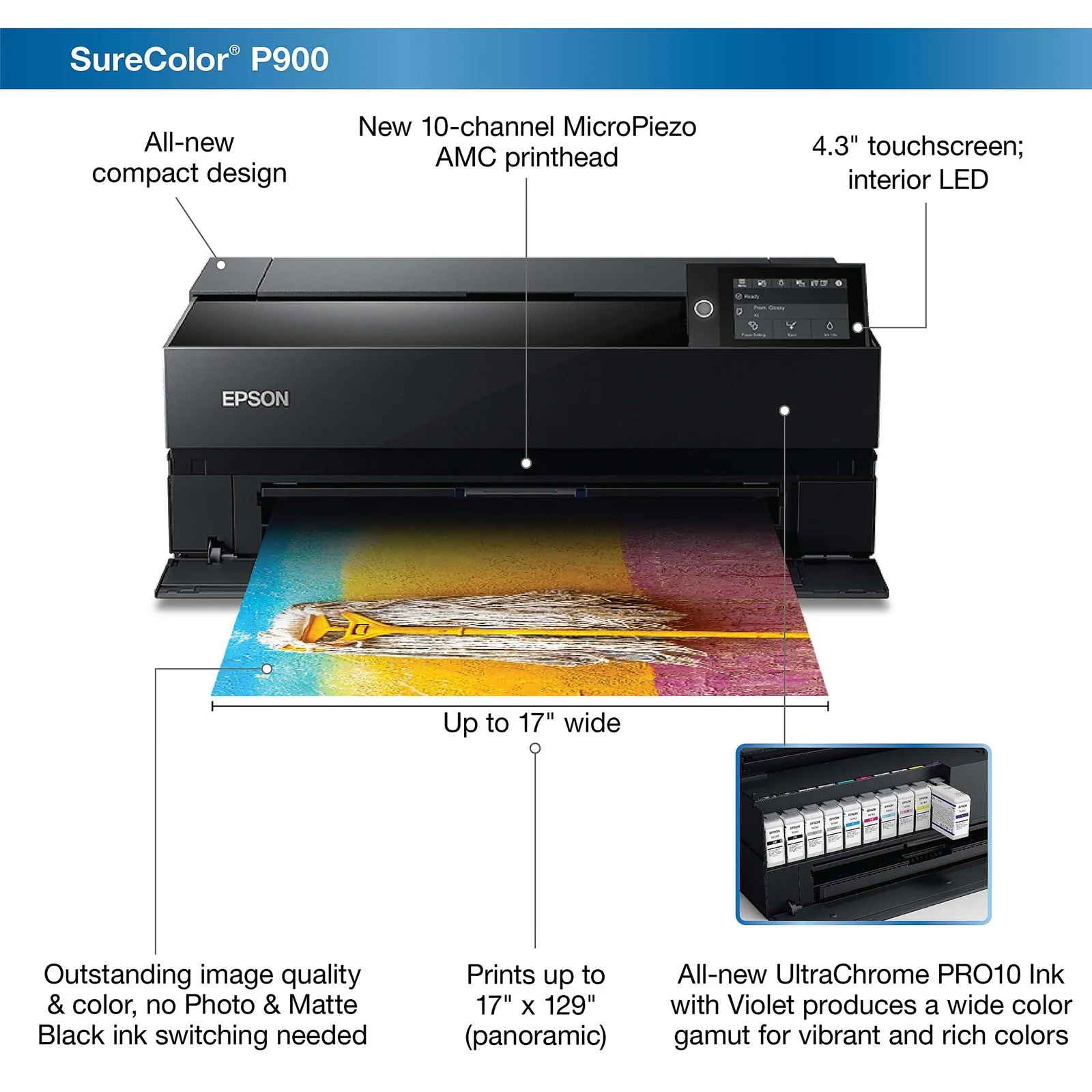 A3 Large Format Wi-Fi Inkjet Photo Printer - Image 2