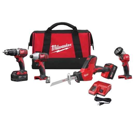 18V Cordless Lithium-Ion 4-Tool Combo Kit