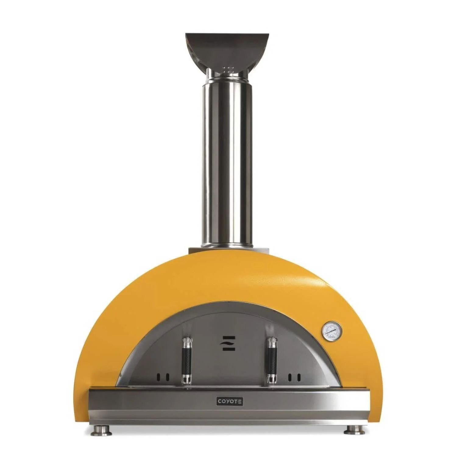 Wood-Fired Dome Pizza Oven, Yellow