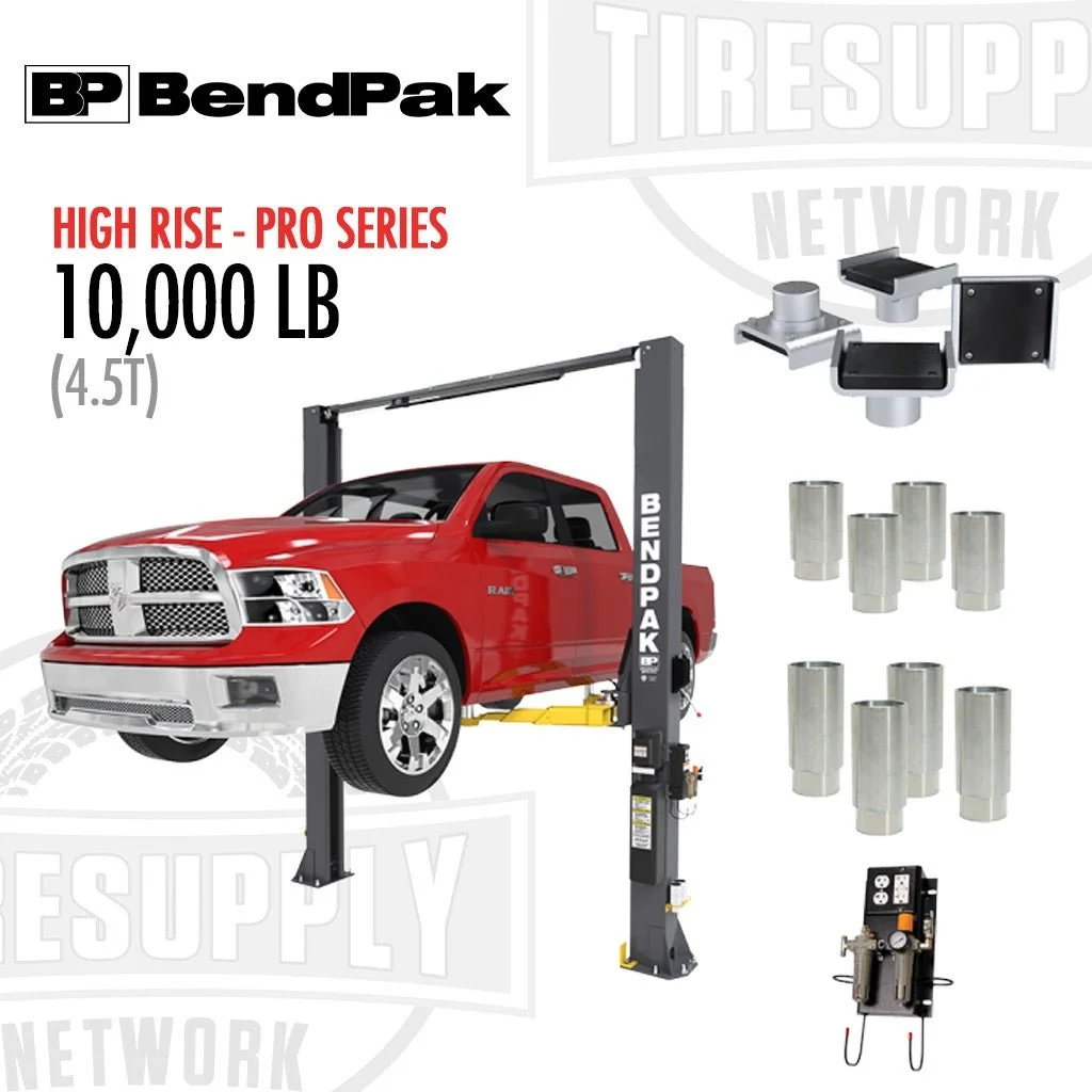 10,000 lb High Rise 2-Post Car Lift