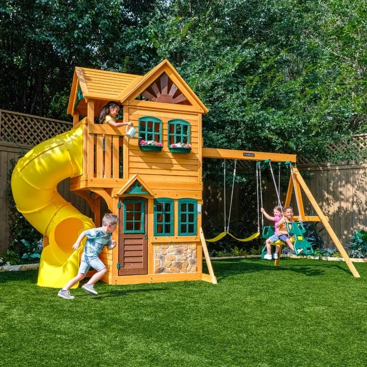 Wooden Outdoor Playset