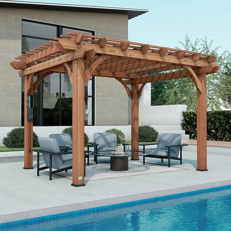 10 x 12 ft Cedar Pergola