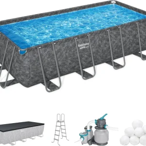 18 x 9 ft x 52 Inch Rectangular Above Ground Swimming Pool