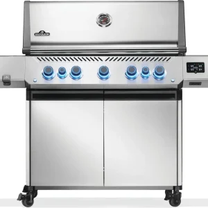 Connected Gas Grill with Infrared Side and Rear Burners