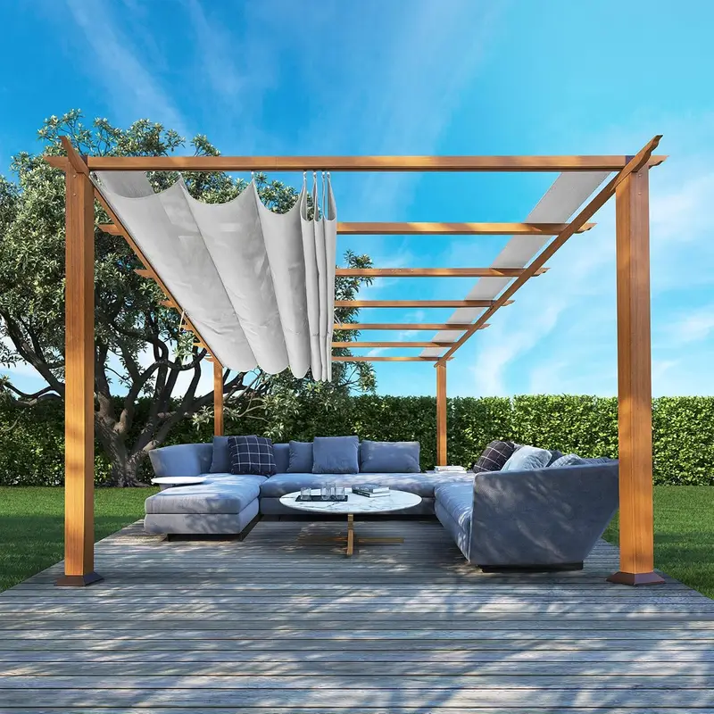Aluminum Pergola with Canopy