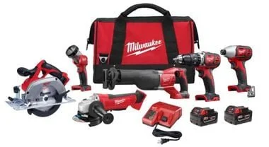 18V Lithium-Ion 6-Tool Cordless Combo Kit