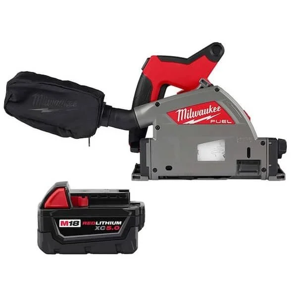 18V Cordless Brushless 6-1/2 Inch Plunge Cut Track Saw