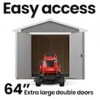10 x 10 ft DIY Outdoor Wood Storage Shed - Image 4