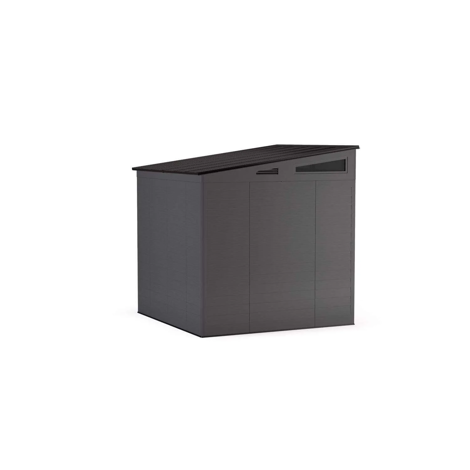 7 x 7 ft Resin Vertical Storage Shed with Floor Kit - Image 2