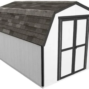 8 x 12 ft Wood Storage Shed with Floor