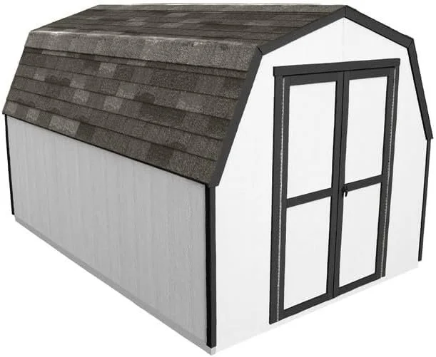 8 x 12 ft Wood Storage Shed with Floor