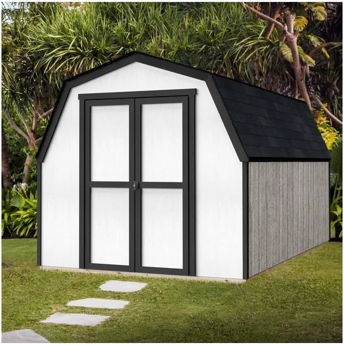 8 x 12 ft Wood Storage Shed with Floor - Image 3