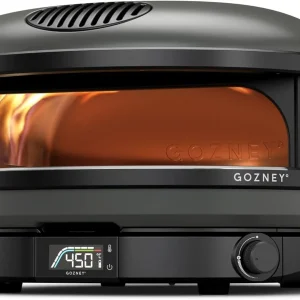 XL Gas Outdoor Pizza Oven with Precision Temperature Control, Black