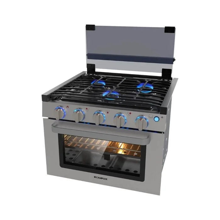 17 Inch RV Oven with 3-Burner Gas Cooktop - Image 2
