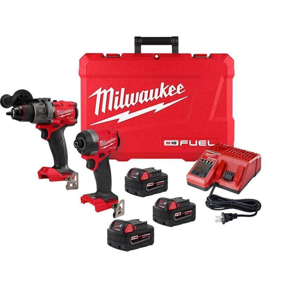 18V Brushless Cordless Hammer Drill and Impact Driver Kit
