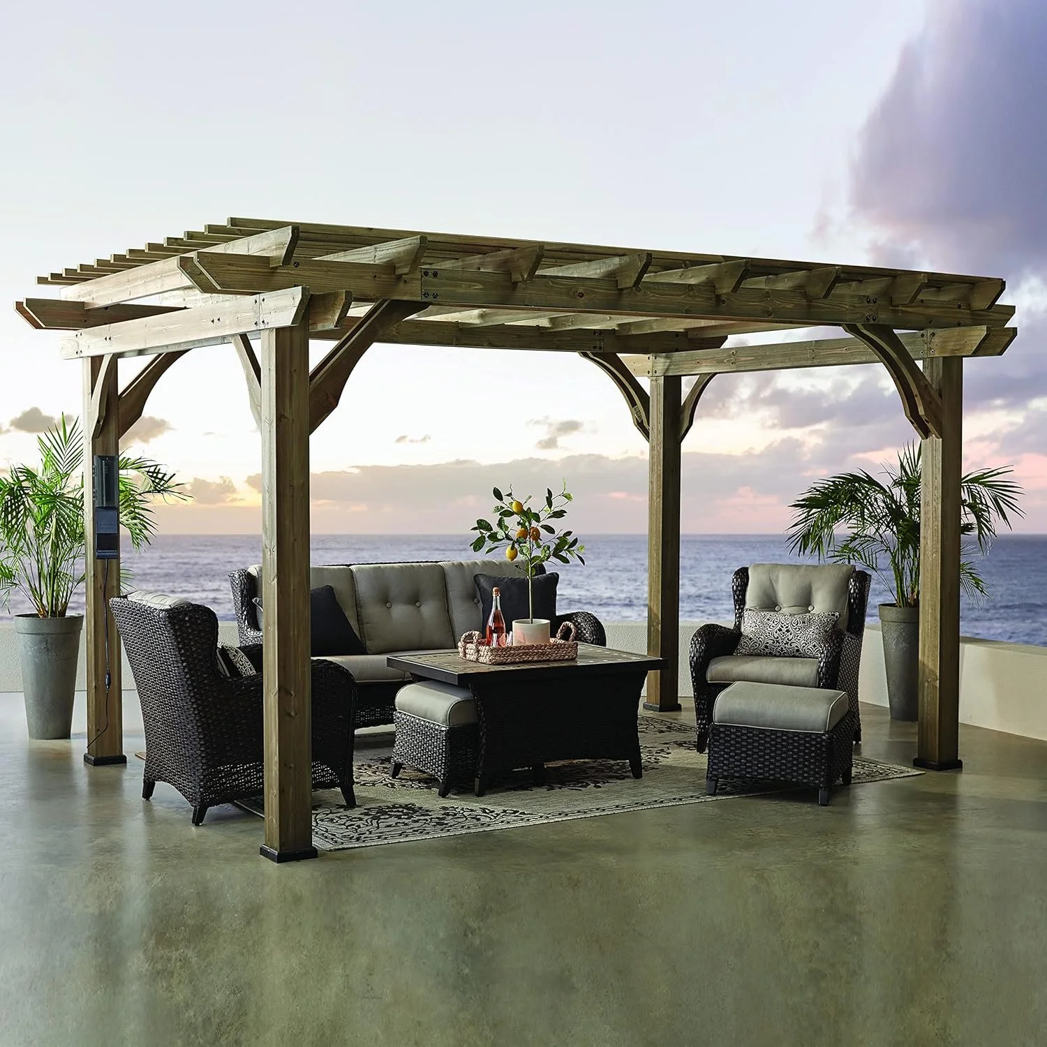 Wooden Outdoor Pergola