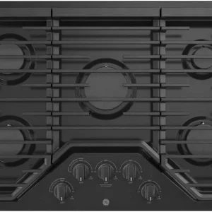 30 Inch Built-In Gas Cooktop, Black