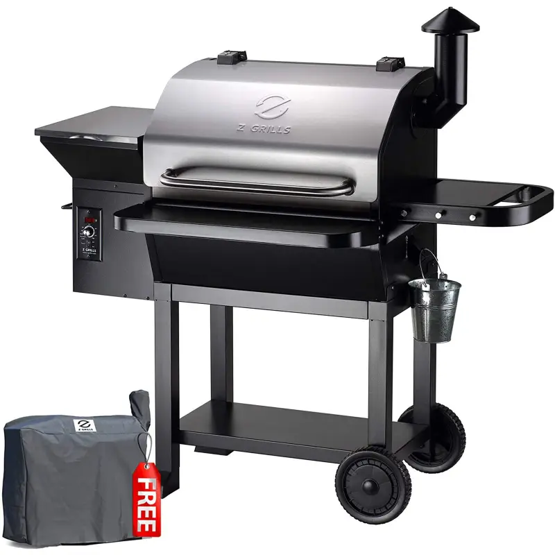 8-in-1 Wood Pellet Smoker Grill