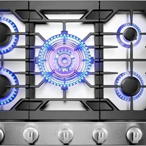 30 Inch Tri-Ring Gas Cooktop