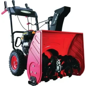 PowerSmart 26 212cc Two Stage Gas Self Propelled Snow Blower with Electric Start