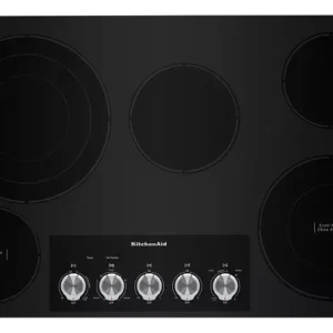 36 Inch 5-Element Electric Cooktop with Knob Controls